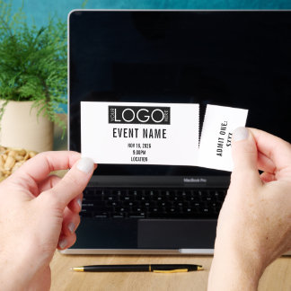 Event Concert Ticket DIY Tickets Business Logo