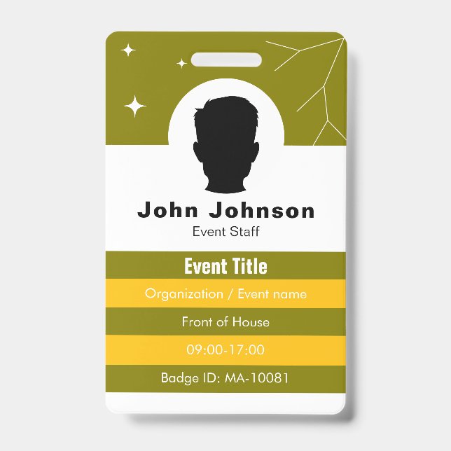 Event Coordinator Badge (Front)