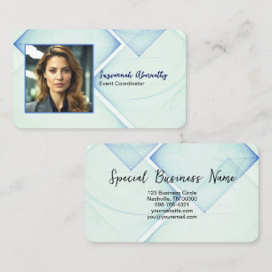 Event Coordinator  Professional Square Photo  Business Card