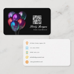 Event Coordinator QR Code Business Card