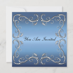 Event Corporate Any Occasion Invitation Blue