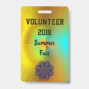 Event Entry ID Badge