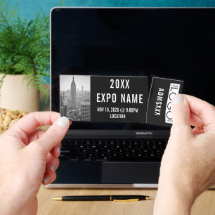Event Expo Ticket DIY Tickets Photo Logo Template