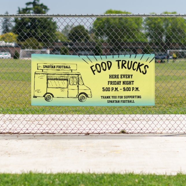 Event Fundraiser Food Trucks Banner (Insitu)