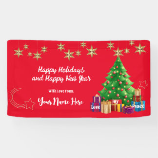 Event Happy Holidays Banner . Personalized 