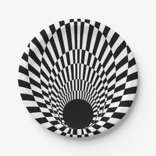 Event Horizon 3d Black hole Paper Plates