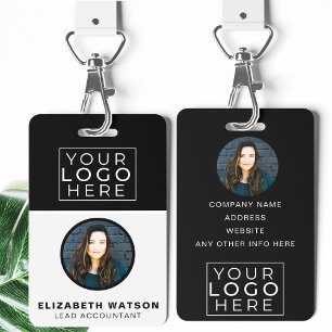 Event ID Customized Lanyard Name Tag With Photo Badge