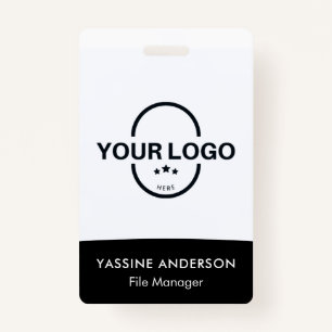 Event ID Customized Lanyard Name Tag With QR Code  Badge