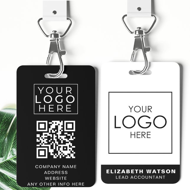 Event ID Customized Lanyard Name Tag With QR Code Badge (Creator Uploaded)