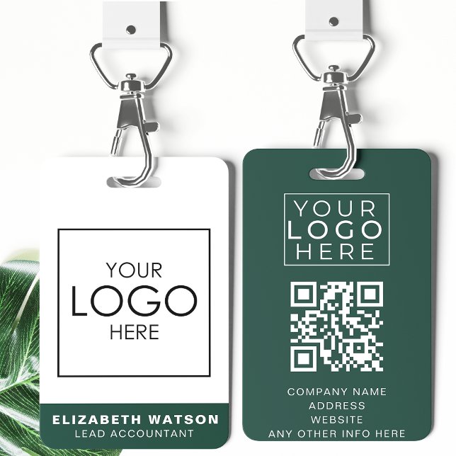 Event ID Customized Lanyard Name Tag With QR Code Badge (Creator Uploaded)