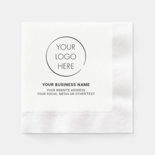 Event Logo Napkin, Business Marketing Branded Napkins