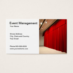 Event Management Business Cards Templates Zazzle Event Management Business Card