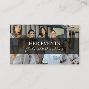 Event Organizer Business Cards with Balloons