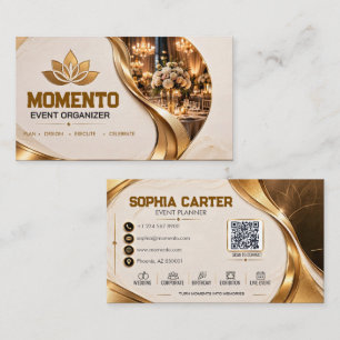 Event Organizer Planner Business Card ADD LOGO