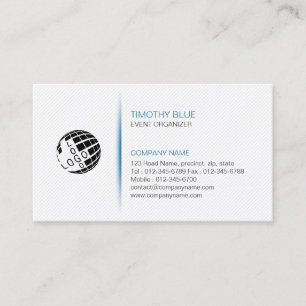 Event Organizer Services Simple Business Card