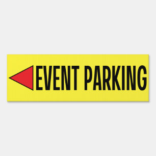 Event Parking Sign