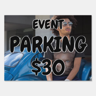 Event Parking Yard Road Yard Sign