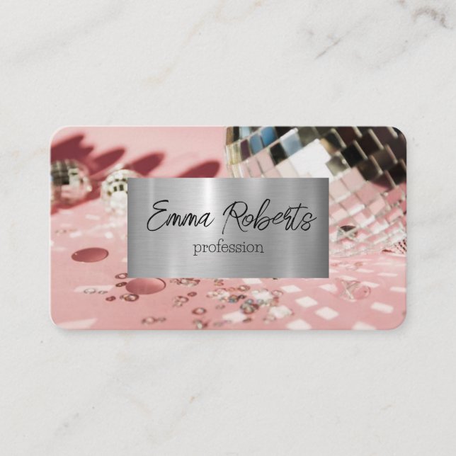 Event Party Decoration Decorator Business Card (Front)