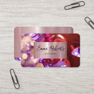 Event Party Decoration Decorator Business Card