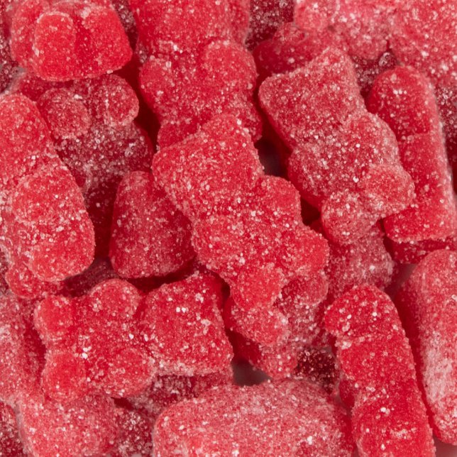 Event Party Favors Holiday Wedding Red Cherry Gummy Bears (Front)