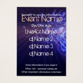 EVENT PARTY miniFLYER #005 (Back)