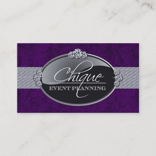 Customizable Event Planner Business Cards