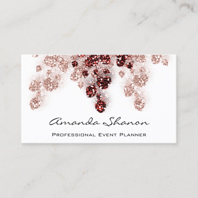 Event Planner Couch QrCode Photo Logo White Business Card (Front)