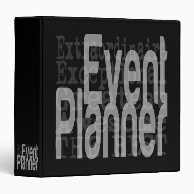 Event Planner Extraordinaire Binder (Front/Spine)
