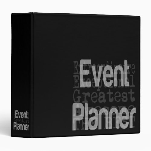 Event Planner Extraordinaire Binder