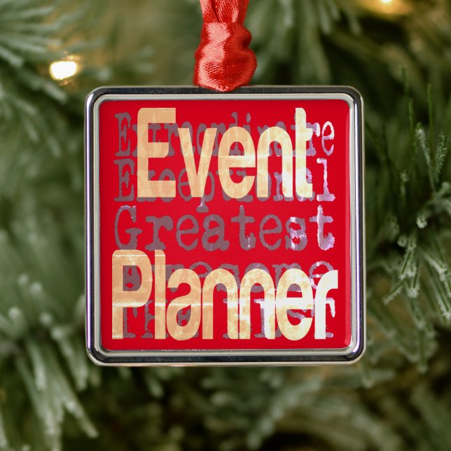 Event Planner Extraordinaire Metal Ornament (Tree)