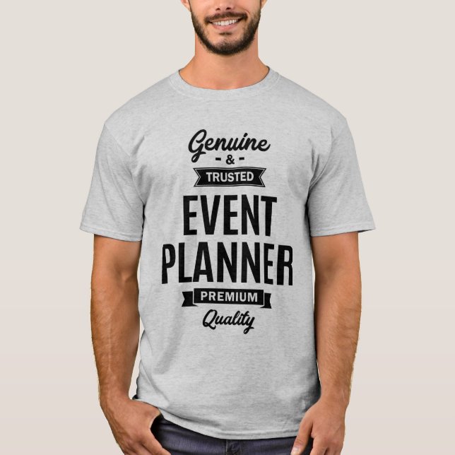 Event Planner Job Title Gift T-Shirt (Front)