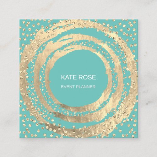 Event Planner Music Media Fashion Blogger Mint Square Business Card