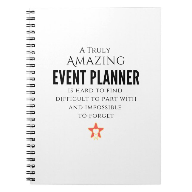 Event Planner Notebook (Front)
