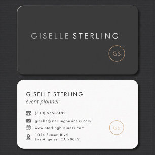 Event Planner Professional Business Card