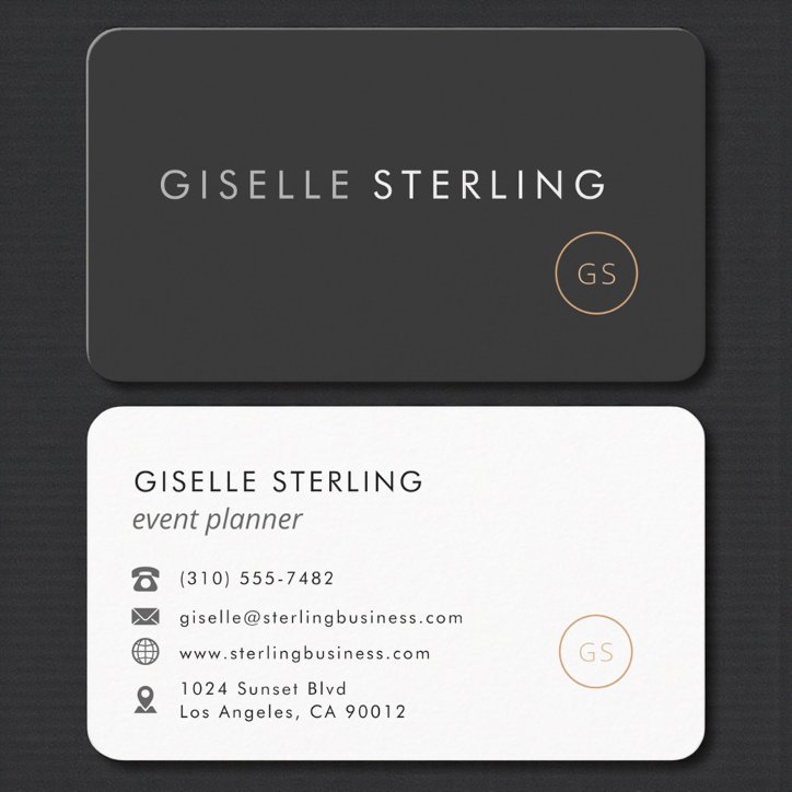 Event Planner Professional Business Card