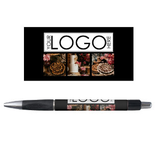 Event Planning 3 Photo Business Logo Black Pen