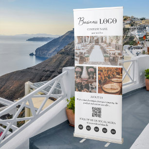 Event Planning Business 3 Photos Social Media Retractable Banner