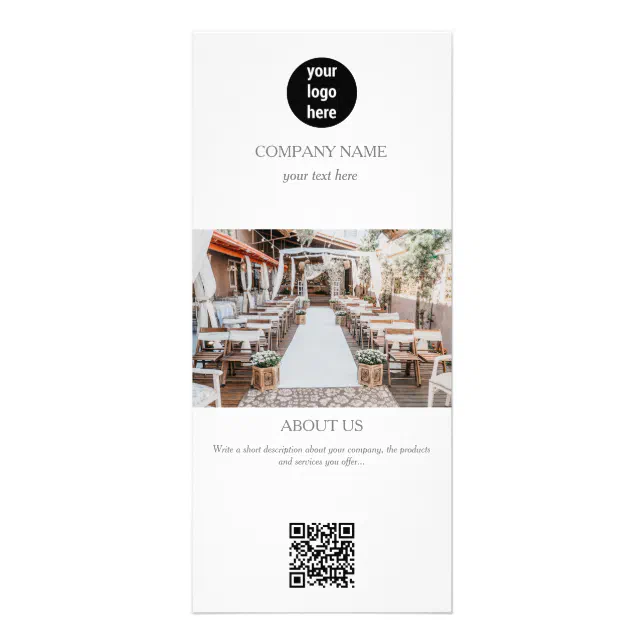 Event Planning Business Promotional Advertising Rack Card | Zazzle