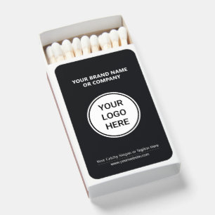 Event Promotional Business Logo & Text Modern Matchboxes