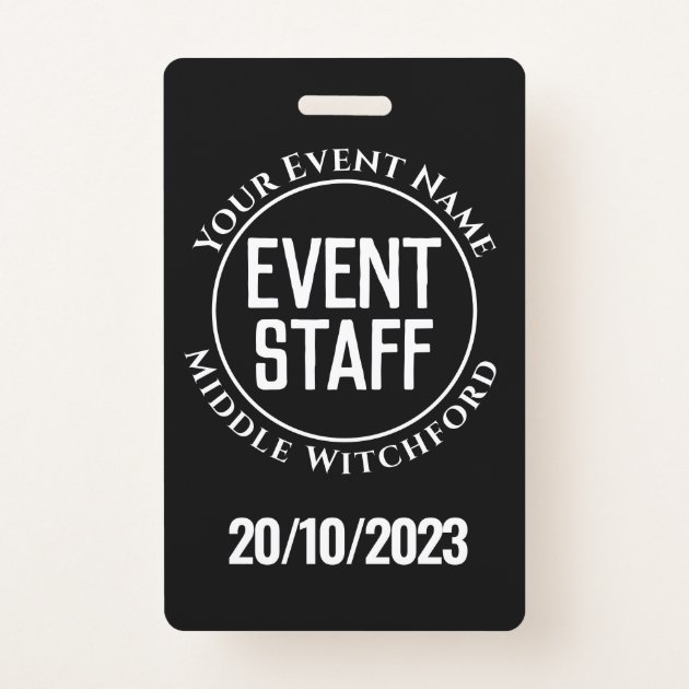 Event Staff Badge Zazzle   Event Staff Badge R1d9861826b384839990754770d706290 Eqrxr 630 