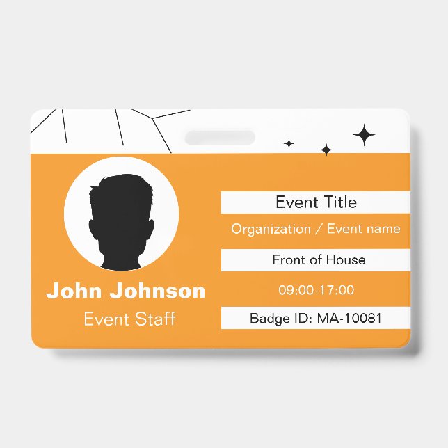 Event Staff Badge (Front)