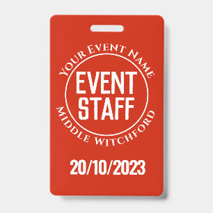 Event Staff Badge