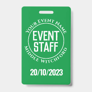 Event Staff Badge