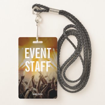 Event Staff Badge by J32Teez at Zazzle