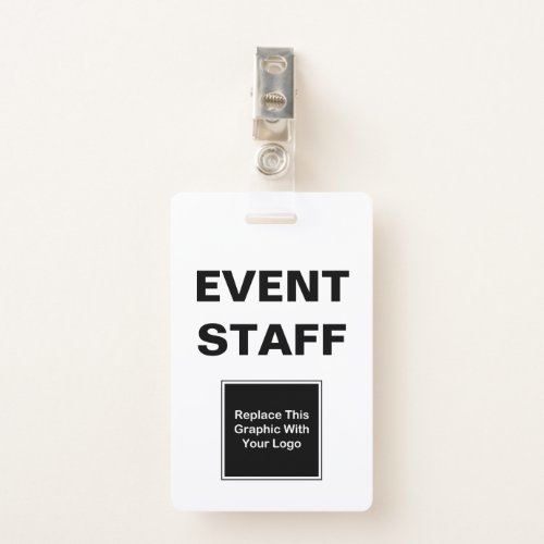 Event Staff ID Badge