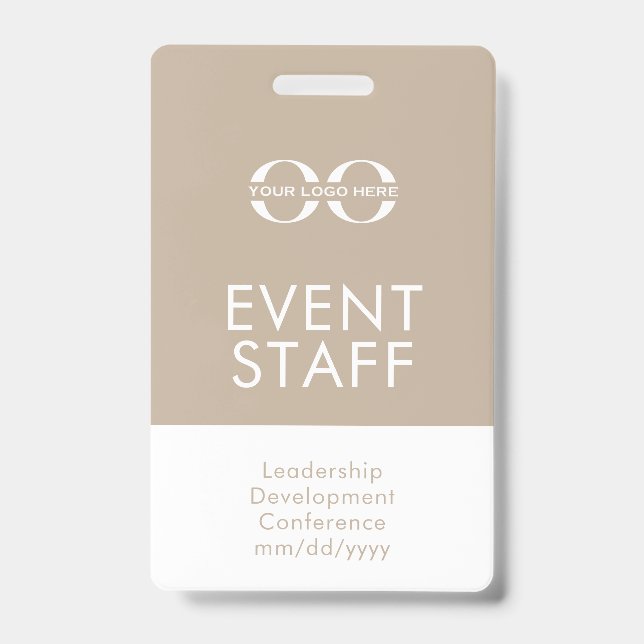 Event Staff ID Badge (Front)
