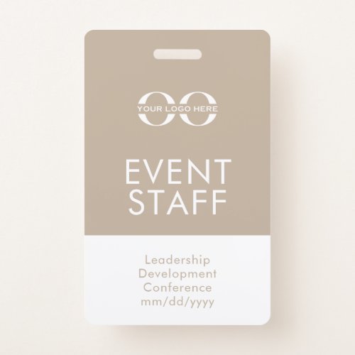 Event Staff ID Badge