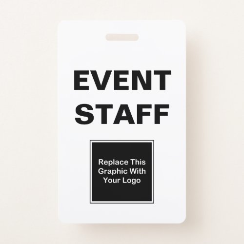 Event Staff ID Badge