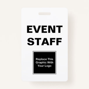 Event Staff ID Two Image Design Badge