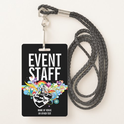Event Staff Ideal For Concerts or Other Events Badge